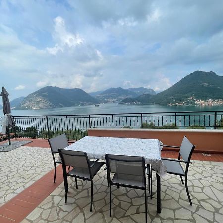Appartamento Vista Lago D'Iseo Sulzano Ngoại thất bức ảnh